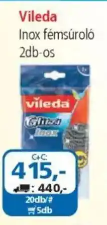 ÁRKLUB Vileda Inox fémsúroló ajánlat
