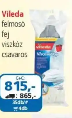 ÁRKLUB Vileda felmosó fej viszkóz csavaros ajánlat
