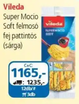 ÁRKLUB Vileda Super Mocio Soft felmosó fej pattintós ajánlat