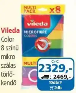 ÁRKLUB Vileda Color 8 színű mikro- szálas törlő- kendő ajánlat