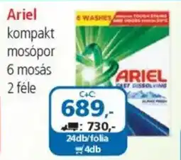 ÁRKLUB Ariel kompakt mosópor ajánlat