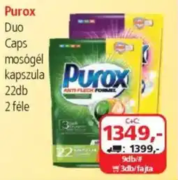 ÁRKLUB Purox Duo Caps mosógél kapszula ajánlat