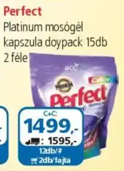 ÁRKLUB Perfect Platinum mosógél kapszula doypack ajánlat