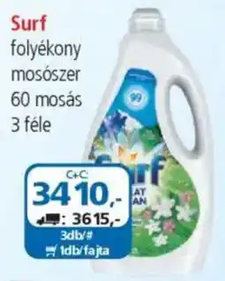 ÁRKLUB Surf folyékony mosószer ajánlat