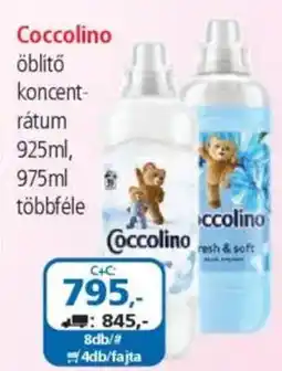 ÁRKLUB Coccolino öblítő koncentrátum ajánlat