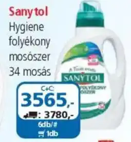 ÁRKLUB Sanytol Hygiene folyékony mosószer ajánlat