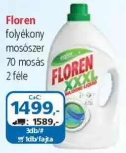 ÁRKLUB Floren folyékony mosószer ajánlat