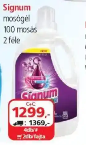 ÁRKLUB Signum mosógél ajánlat