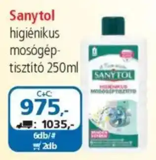 ÁRKLUB Sanytol higiénikus mosógéptisztító ajánlat