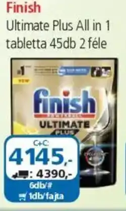 ÁRKLUB Finish Ultimate Plus All in 1 tabletta ajánlat