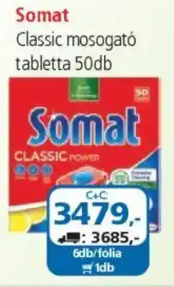 ÁRKLUB Somat Classic mosogató tabletta ajánlat