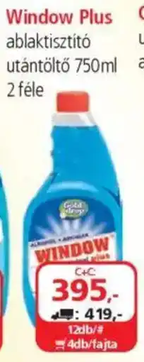 ÁRKLUB Window Plus ablaktisztító utántöltő ajánlat