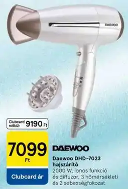 Tesco Daewoo DHD-7023 hajszárító ajánlat