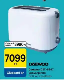 Tesco Daewoo DST-6567 kenyérpirító ajánlat