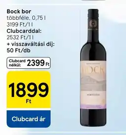 Tesco Bock bor ajánlat