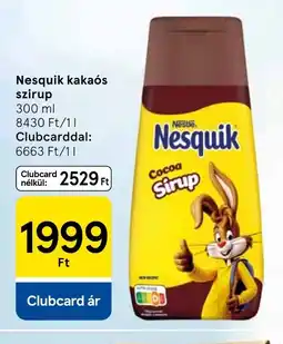 Tesco Nesquik kakaós szirup ajánlat