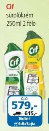 ÁRKLUB Cif súrolókrém ajánlat