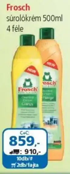 ÁRKLUB Frosch súrolókrém ajánlat