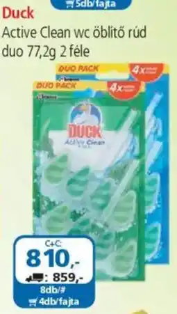 ÁRKLUB Duck Active Clean wc öblítő rúd duo ajánlat