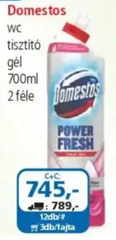 ÁRKLUB Domestos WC tisztító gél ajánlat