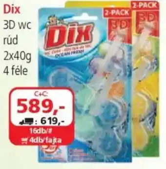 ÁRKLUB Dix 3D wc rúd ajánlat