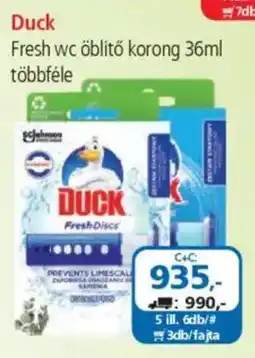 ÁRKLUB Duck Fresh wc öblítő korong ajánlat
