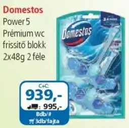 ÁRKLUB Domestos Power 5 Prémium wc frissítő blokk ajánlat