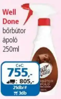 ÁRKLUB Well Done bőrbútor ápoló ajánlat