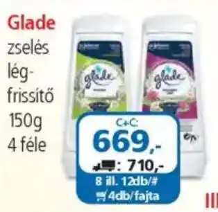ÁRKLUB Glade zselés légfrissítő ajánlat