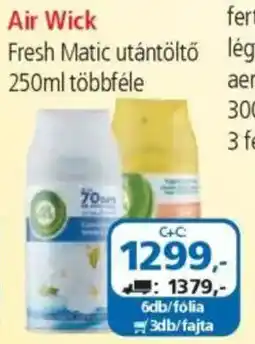 ÁRKLUB Air Wick Fresh Matic utántöltő ajánlat