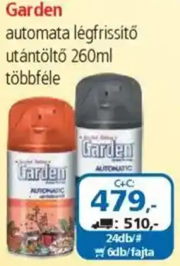 ÁRKLUB Garden automata légfrissítő utántöltő ajánlat