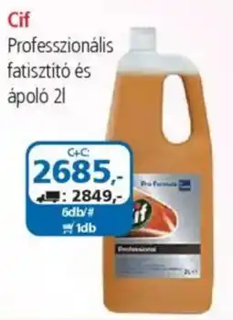 ÁRKLUB Cif Professzionális fatisztító és ápoló ajánlat