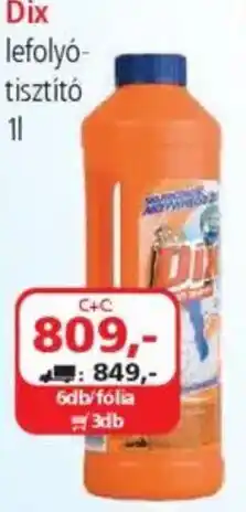 ÁRKLUB Dix lefolyótisztító ajánlat