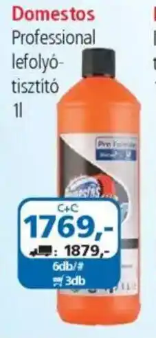 ÁRKLUB Domestos Professional lefolyótisztitó ajánlat