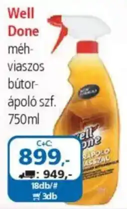 ÁRKLUB Well Done méhviaszos bútorápoló ajánlat