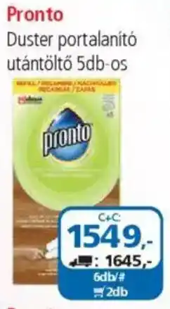 ÁRKLUB Pronto Duster portalanító utántöltő ajánlat