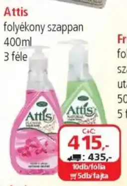 ÁRKLUB Attis folyékony szappan ajánlat