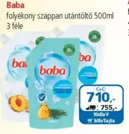 ÁRKLUB Baba folyékony szappan utántöltő ajánlat