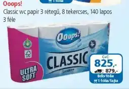 ÁRKLUB Ooops! Classic wc papír ajánlat