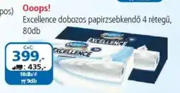 ÁRKLUB Ooops! Excellence dobozos papírzsebkendő ajánlat