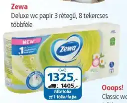 ÁRKLUB Zewa Deluxe wc papír ajánlat