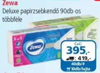 ÁRKLUB Zewa Deluxe papírzsebkendő ajánlat
