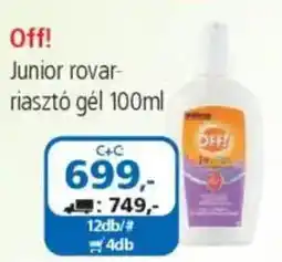 ÁRKLUB Off! Junior rovar- riasztó gél ajánlat
