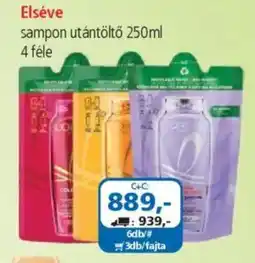 ÁRKLUB Elséve sampon utántöltő ajánlat