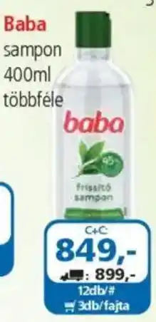 ÁRKLUB Baba sampon ajánlat