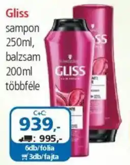 ÁRKLUB Gliss sampon, balzsam ajánlat