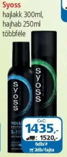 ÁRKLUB Syoss hajlakk, hajhab ajánlat