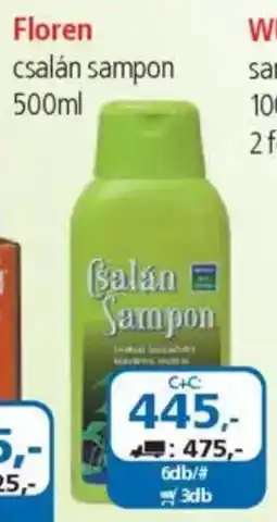 ÁRKLUB Floren csalán sampon ajánlat