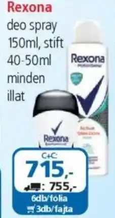 ÁRKLUB Rexona deo spray ajánlat