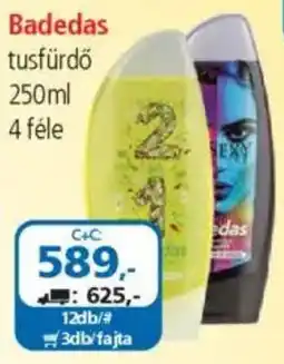 ÁRKLUB Badedas tusfürdő ajánlat